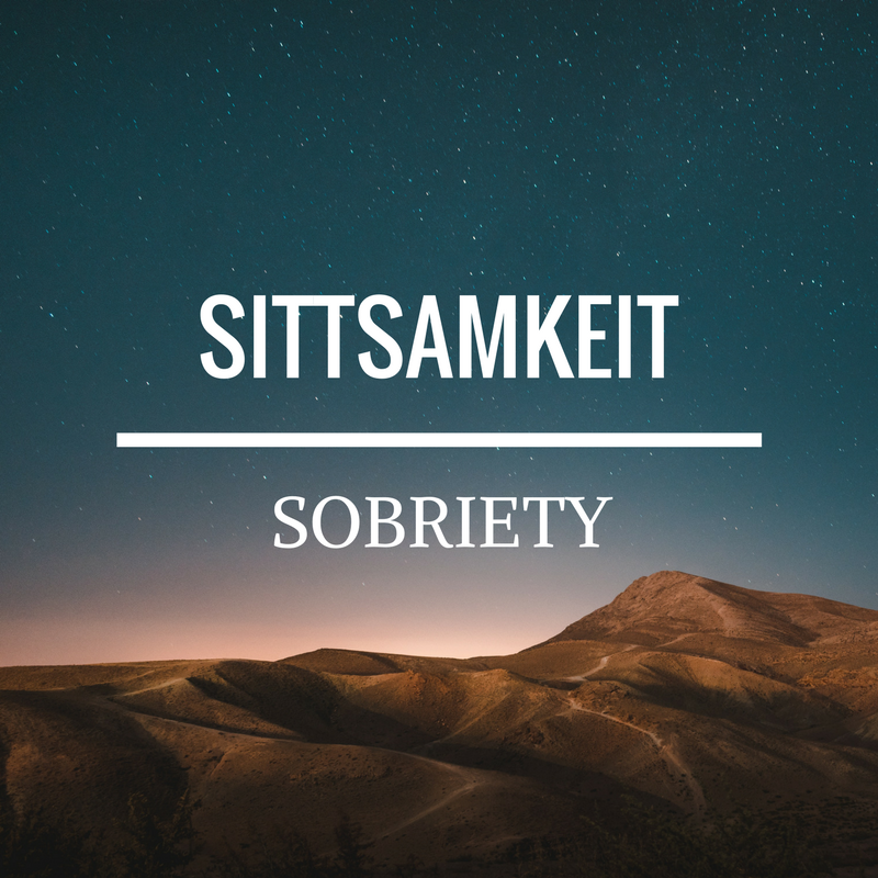 Sobriety - 1 Timothy 2:15 - Expressing Meaning